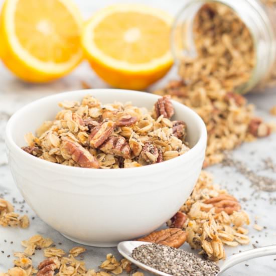 Orange Chia Granola