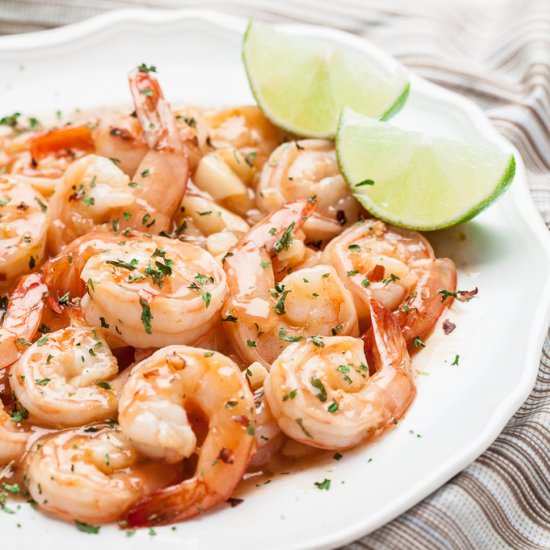 honey lime shrimp
