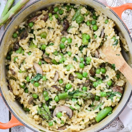Baked Spring Risotto
