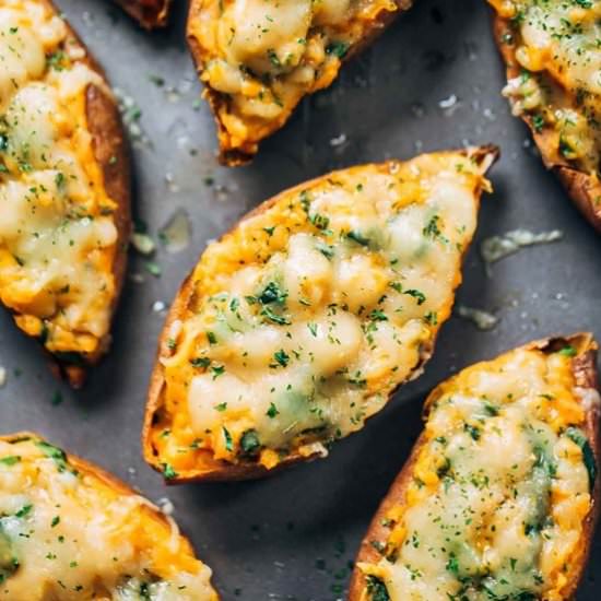Healthy Sweet Potato Skins