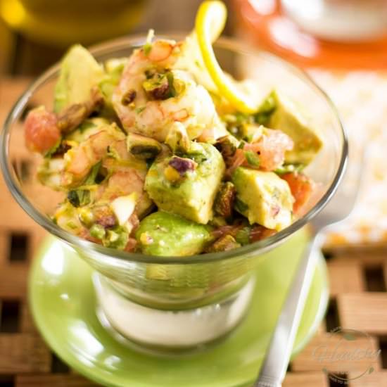 Shrimp Avocado and Grapefruit Salad