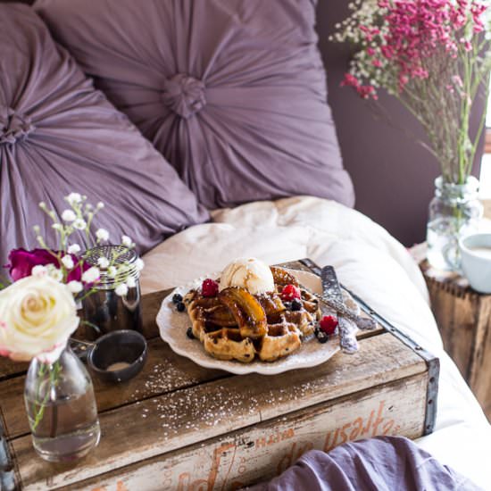 Whole Wheat Belgium Waffles