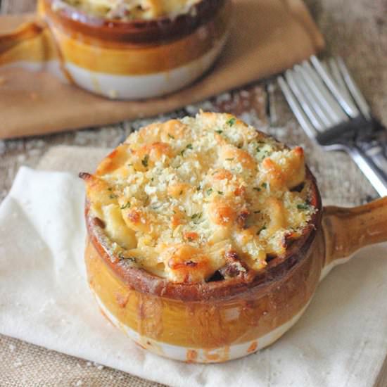 Philly Cheese Mac-n-Cheese