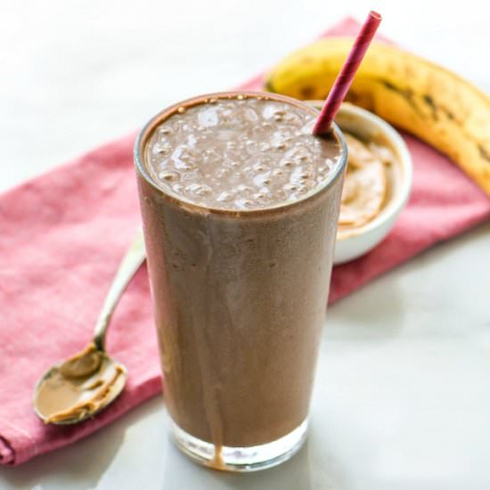 Chocolate Peanut Butter Smoothie
