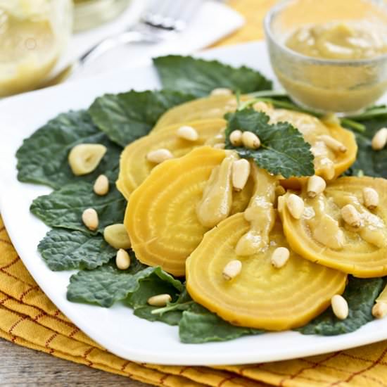 Kale and Golden Beets Salad