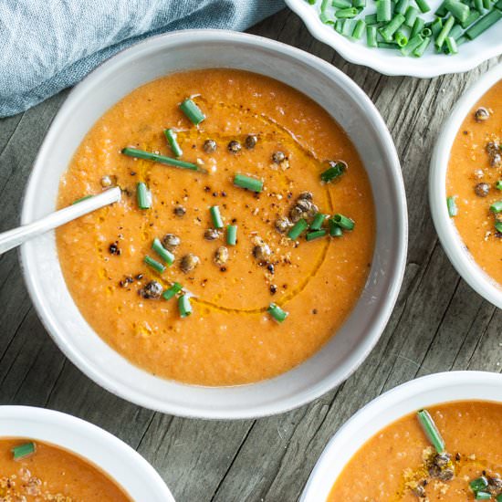 Tomato Harissa Coconut Bisque