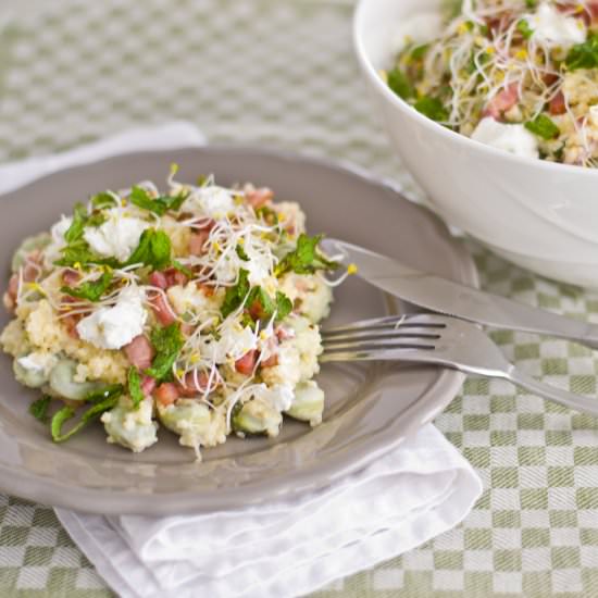 Spring Salad with Broad Beans