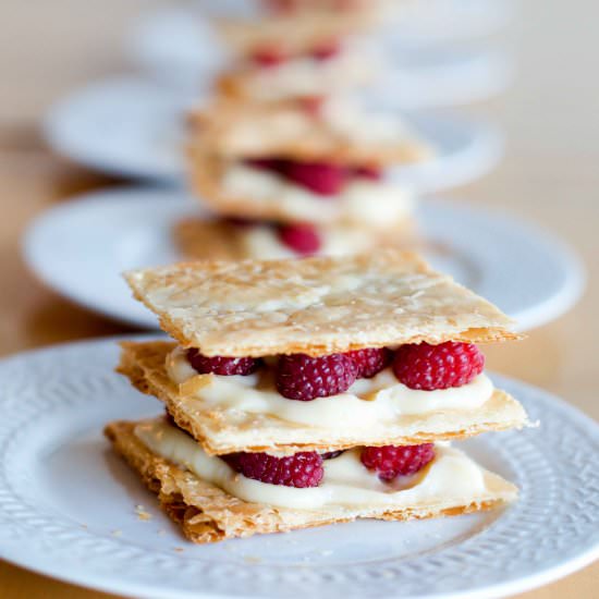 Raspberry Napoleons