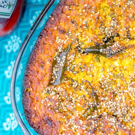 Mixed Lentil Handvo | Savory Cake