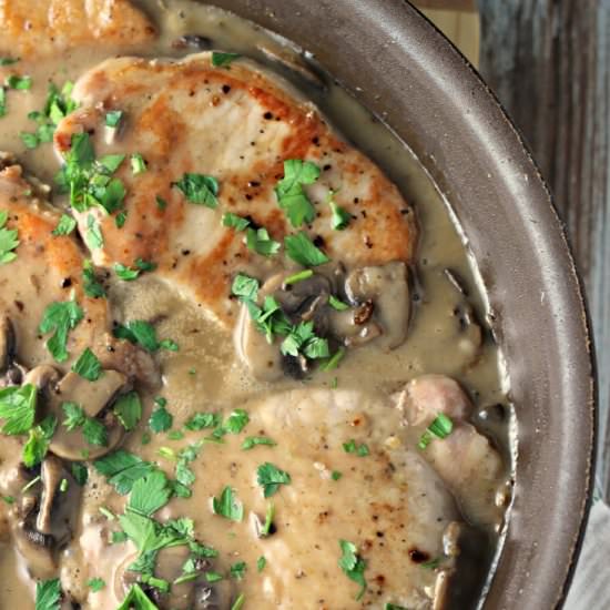 Mushroom Pork Chops