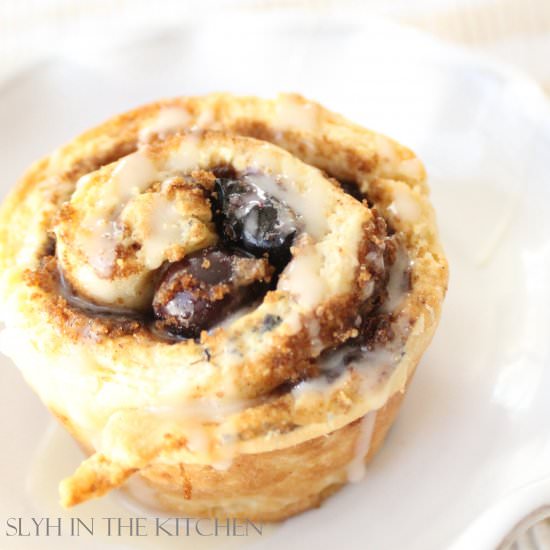 Blueberry Cinnamon Rolls