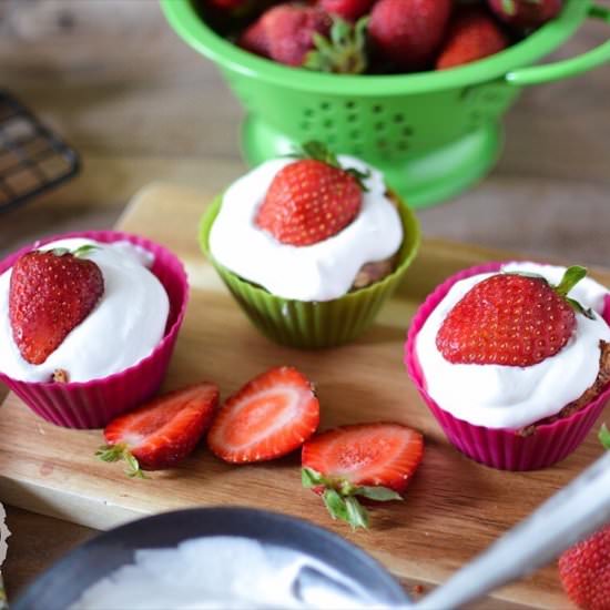 Strawberry Shortcake Muffins