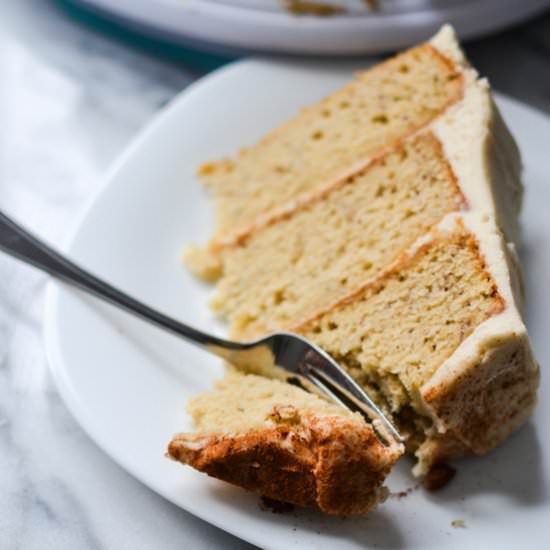 Banana Cake with Cream Cheese Frosting