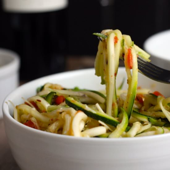Zucchini Ribbon Salad