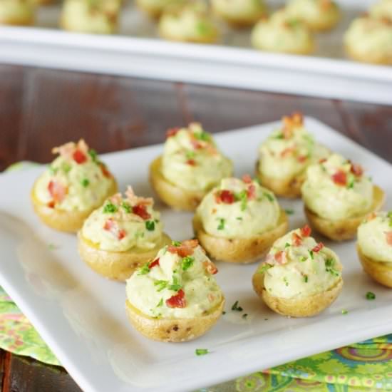 Guacamole Potato Bites
