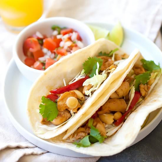 Kung Pao Chicken Taco