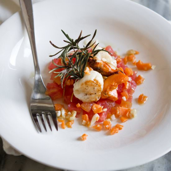 Scallop Skewers