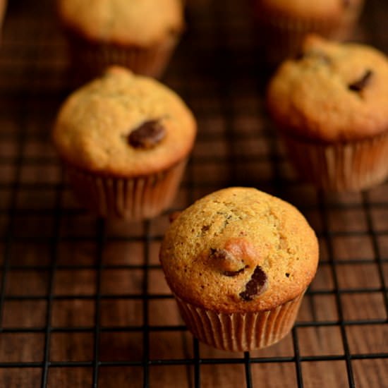 Banana Choco Chip Muffins