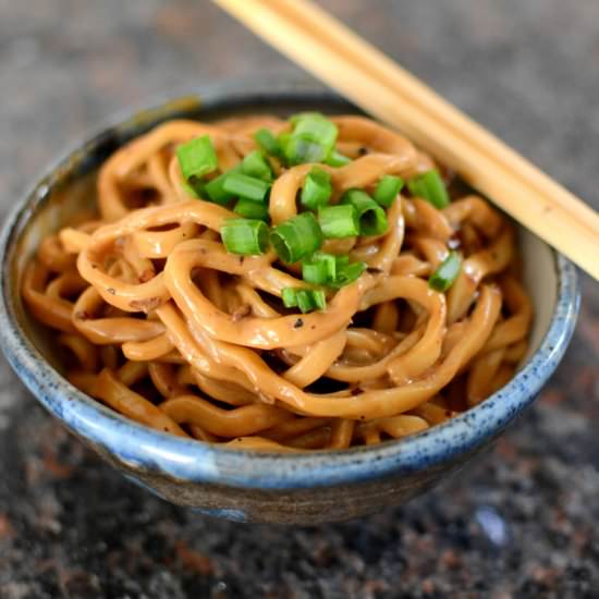 Sesame Noodles with Chili Oil
