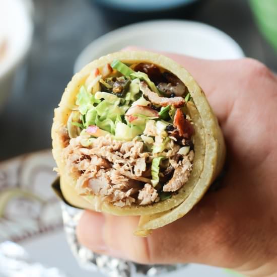 Paleo Pulled Pork Burritos