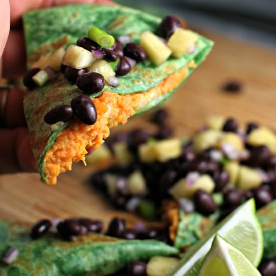 Sweet Potato Quesadillas