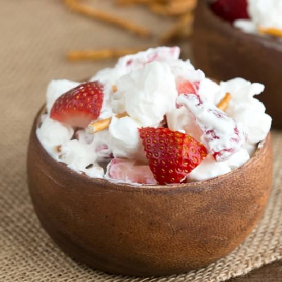 Strawberry Pretzel Fluff