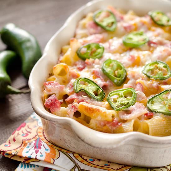 Three Cheese Bacon & Jalapeño Pasta