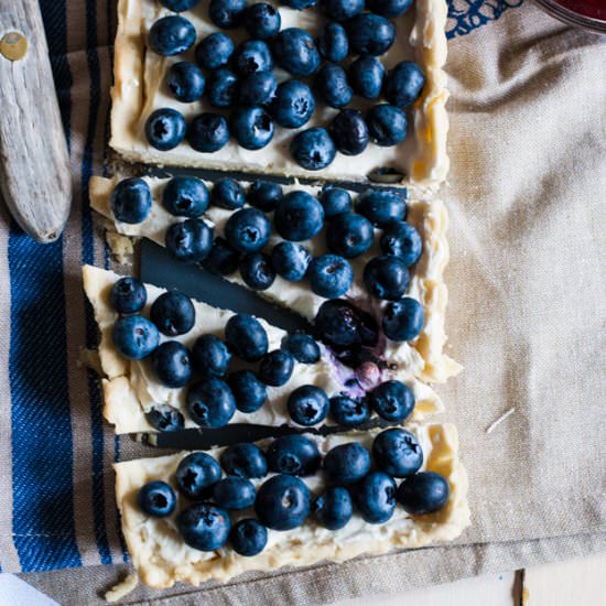 Blueberry Mascarpone Tart