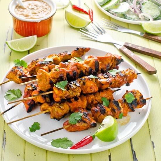 Thai Chicken with Spicy Paleo Satay