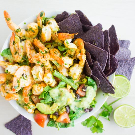 Shrimp Salad with Avocado Dressing