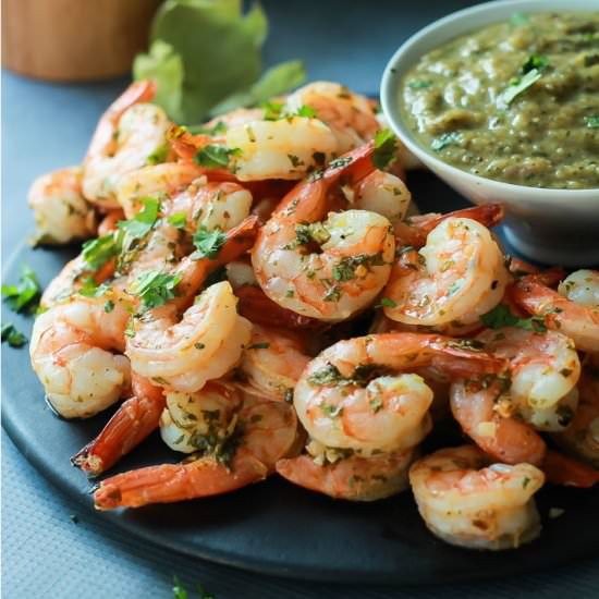 Cilantro Lime Roasted Shrimp