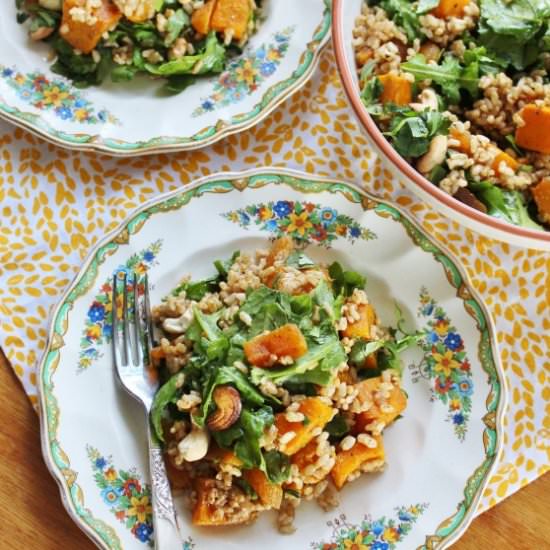 Cumin Roasted Pumpkin & Rice Salad