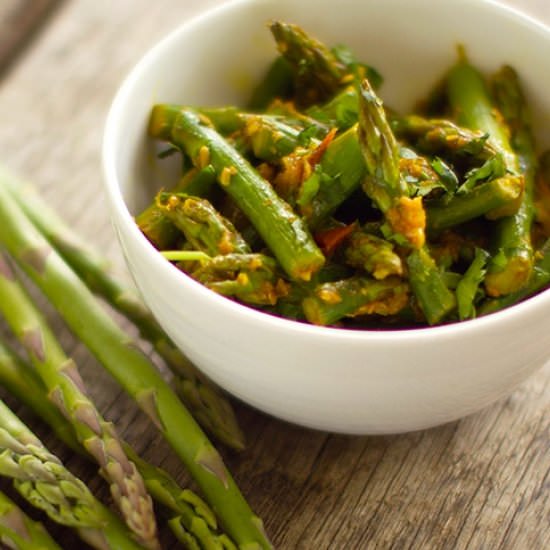 Asparagus with Indian Spices