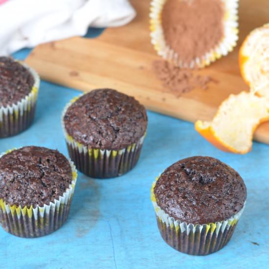 Vegan Chocolate Orange Muffins