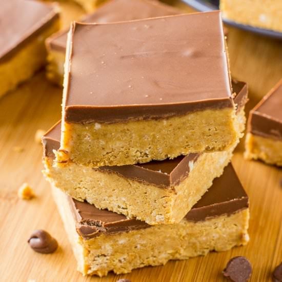 No-Bake Chocolate Peanut Butter Bar