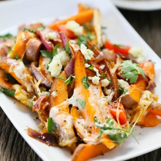 Loaded Baked Sweet Potatoes