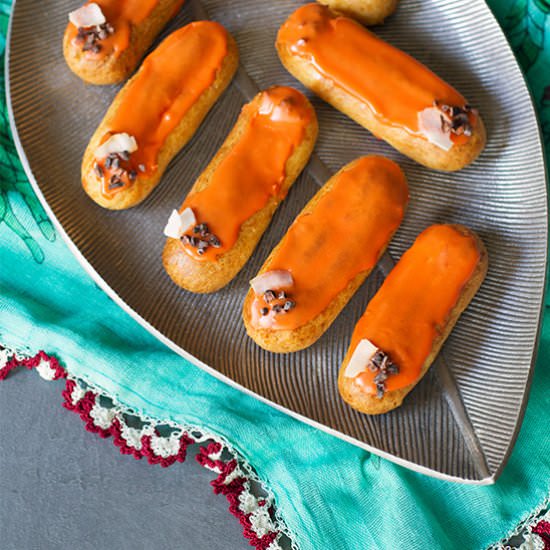 Marigot Mango Coconut Eclairs