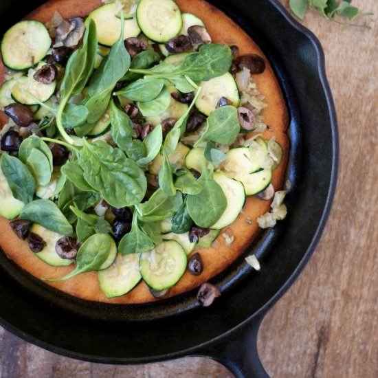 Socca Vegetable Flatbread
