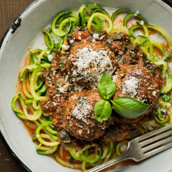 Pork and Mushroom Meatballs