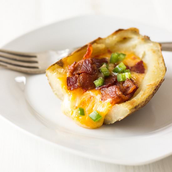 Pimento Cheese Stuffed Potato Skins