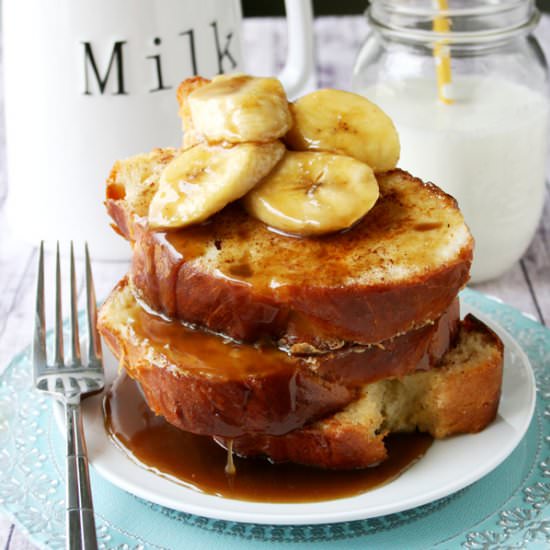 Bananas Foster French Toast