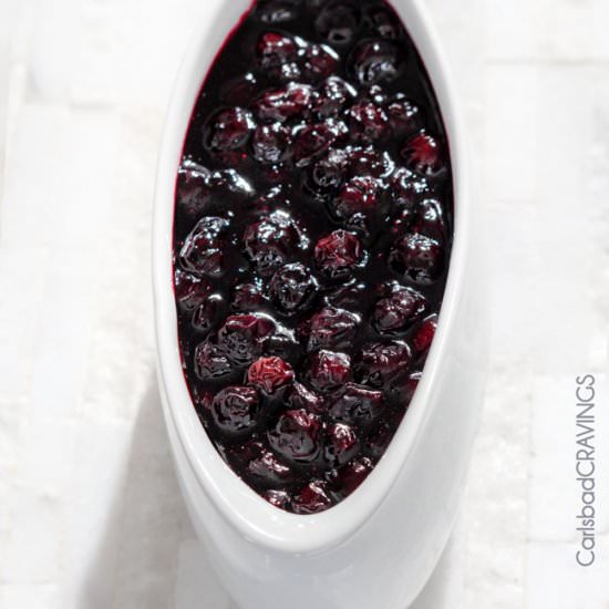 Fresh Blueberry Sauce or Syrup