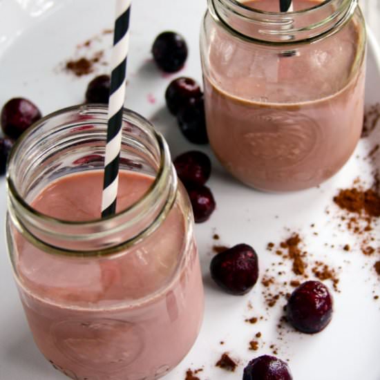 Chocolate Cherry Vanilla Shake