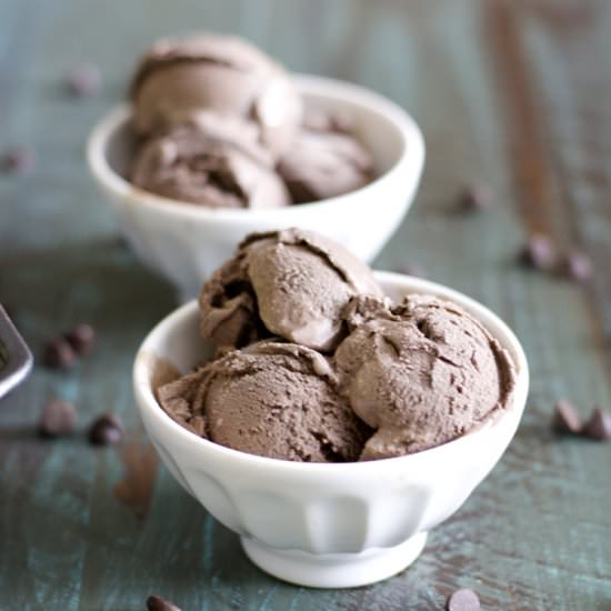 Chocolate Peppermint Ice Cream