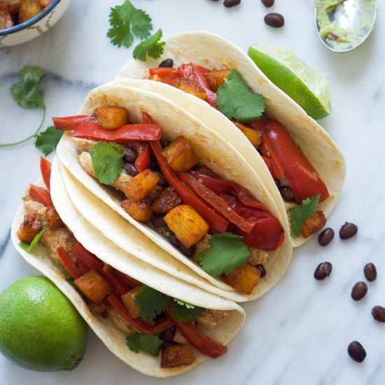 Chile Lime Chicken Tacos
