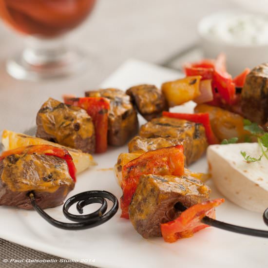 Steak Fajita Kabobs