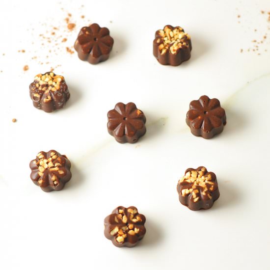 Raw Hazelnut Chocolates