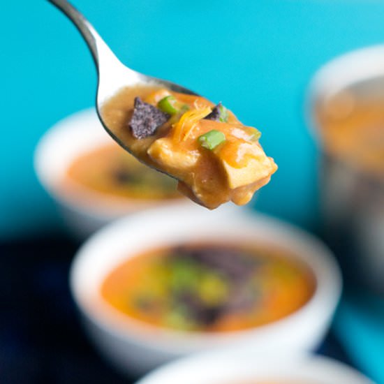 Quick Chicken Enchilada Soup