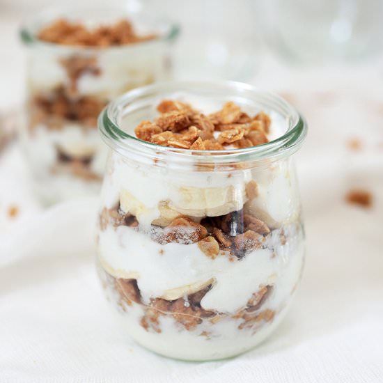 Peanut Butter Banana Parfait