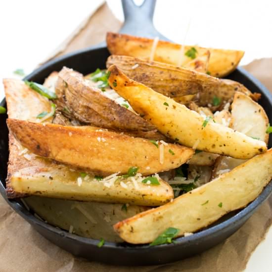 Baked Parmesan Potato Wedges